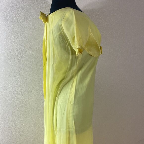 VTG HANDMADE ILGWU SILK WOMEN DRESS SIZE SM NEEDS PROFESSIONAL CLEANING - Picture 9 of 14